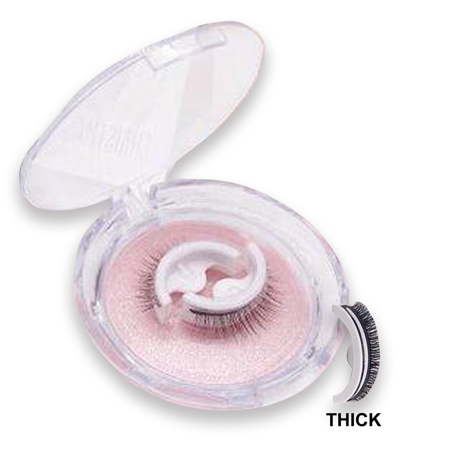 Reusable 3D Mink Lashes Natural False Eyelashes Self Adhesive Fake Glue Free Makeup Eyelash Extension Silk - Korvel