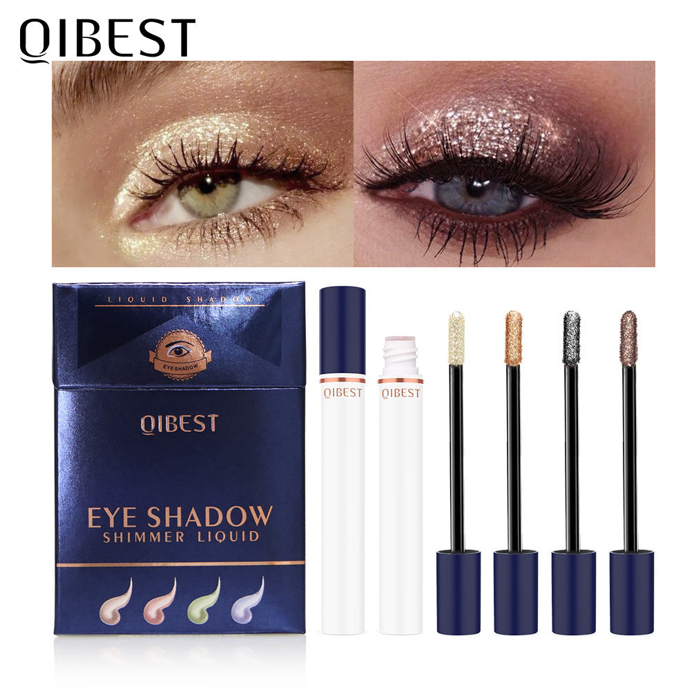 QIBEST Smoke Tube Eye Shadow Set - Diamond Pearl Liquid