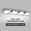 Modern 4-Light LED Vanity Lighting for Bathrooms