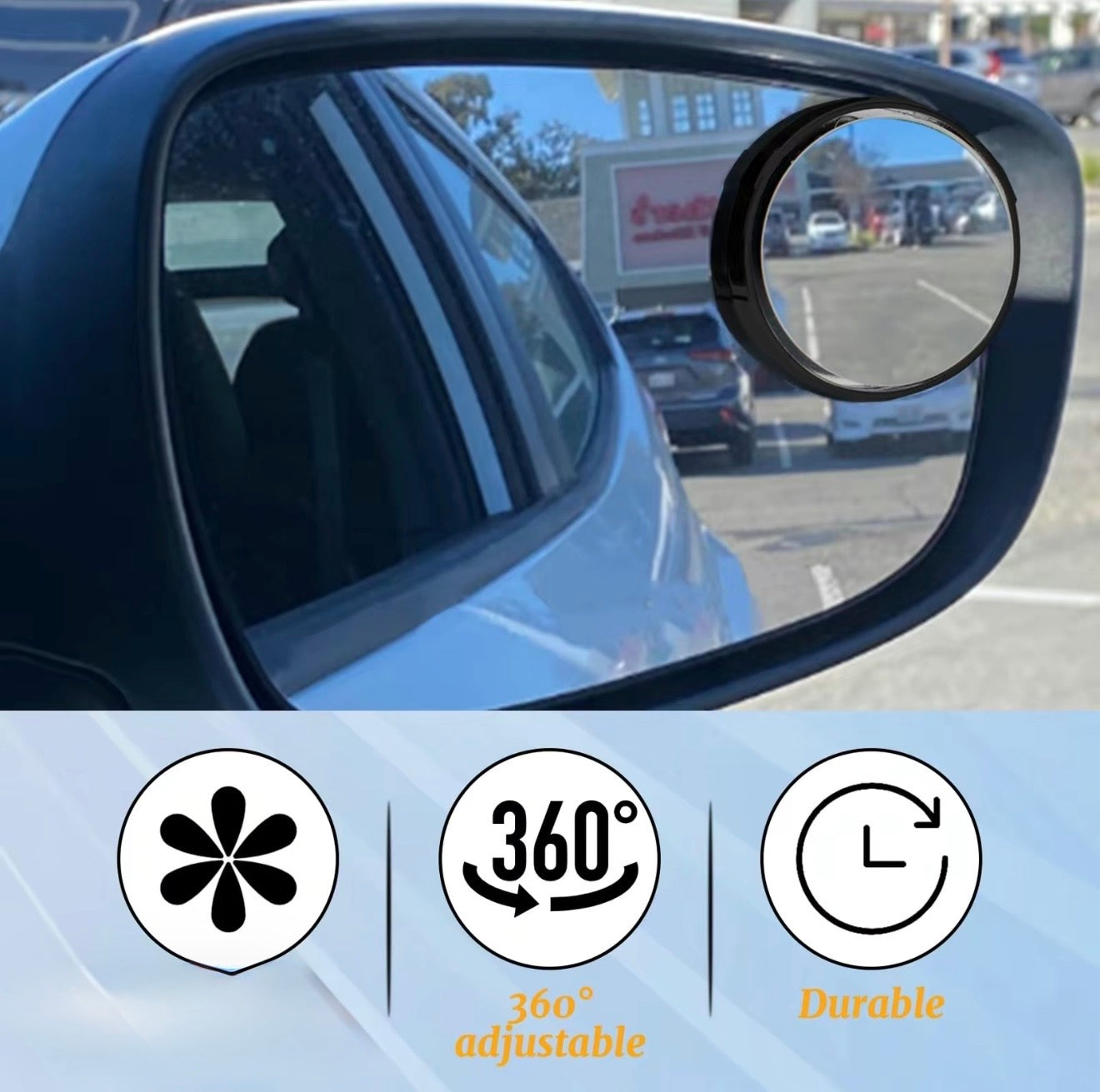 Espejo de Coche SafeAngle 360 - Visibilidad Mejorada para Todos los Vehículos
