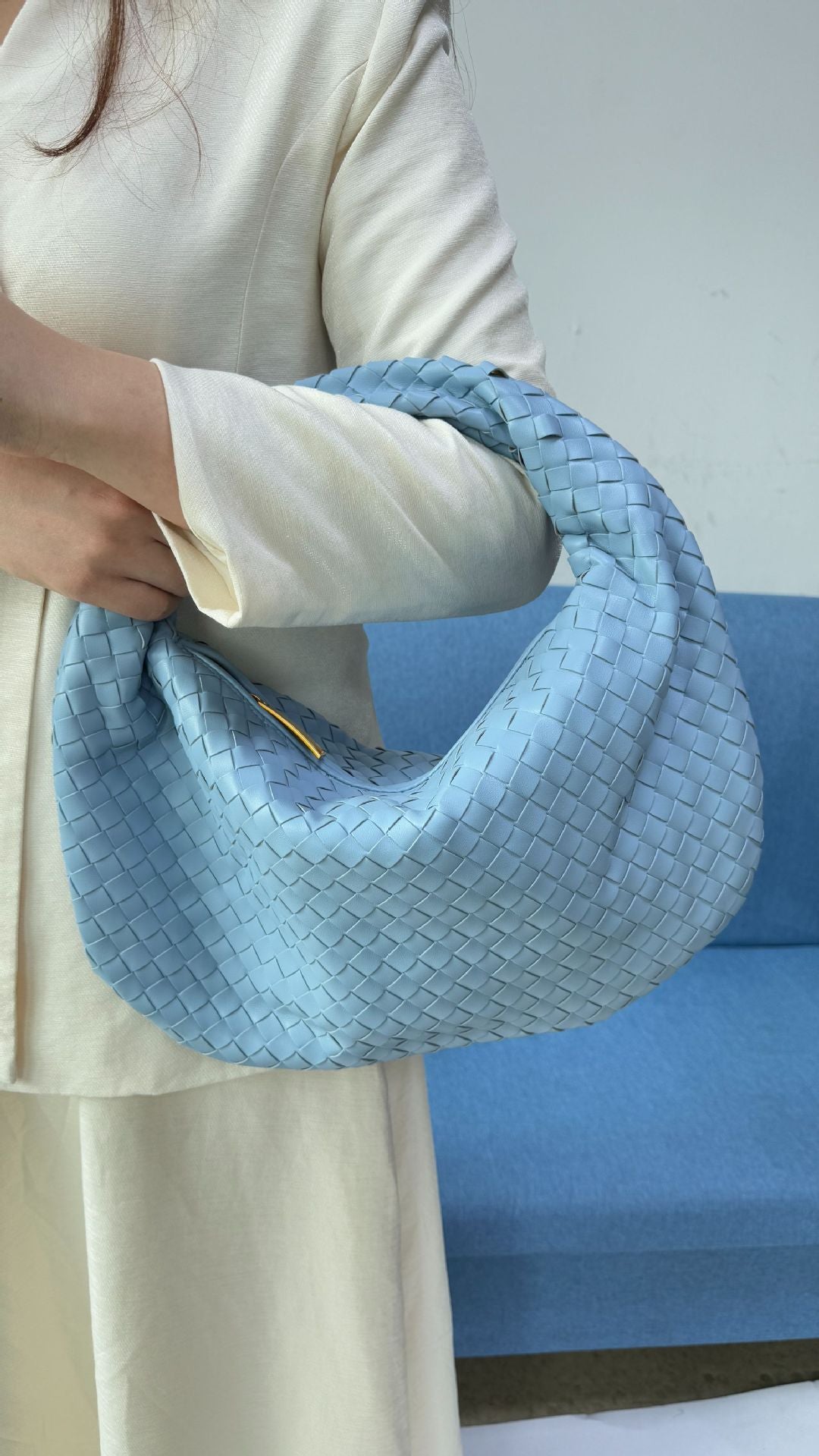 Premium Large Women's Woven Shopper Bag