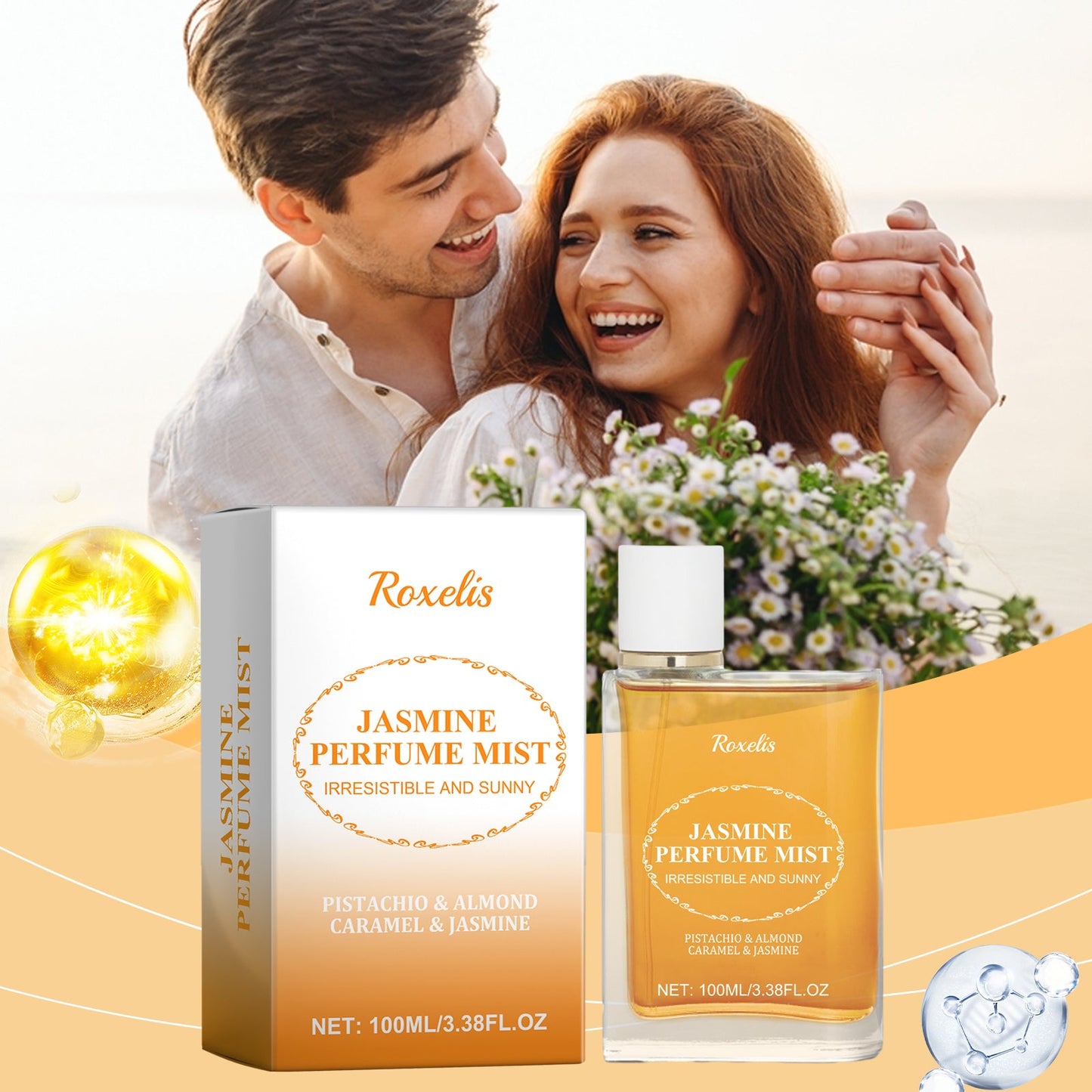 Light Brazilian Perfume for Women - Fresh Jasmine Scent