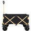 Chariot de Plage Pliable Haute Résistance avec Grandes Roues