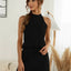 Cutout Grecian Neck Romper - Korvel