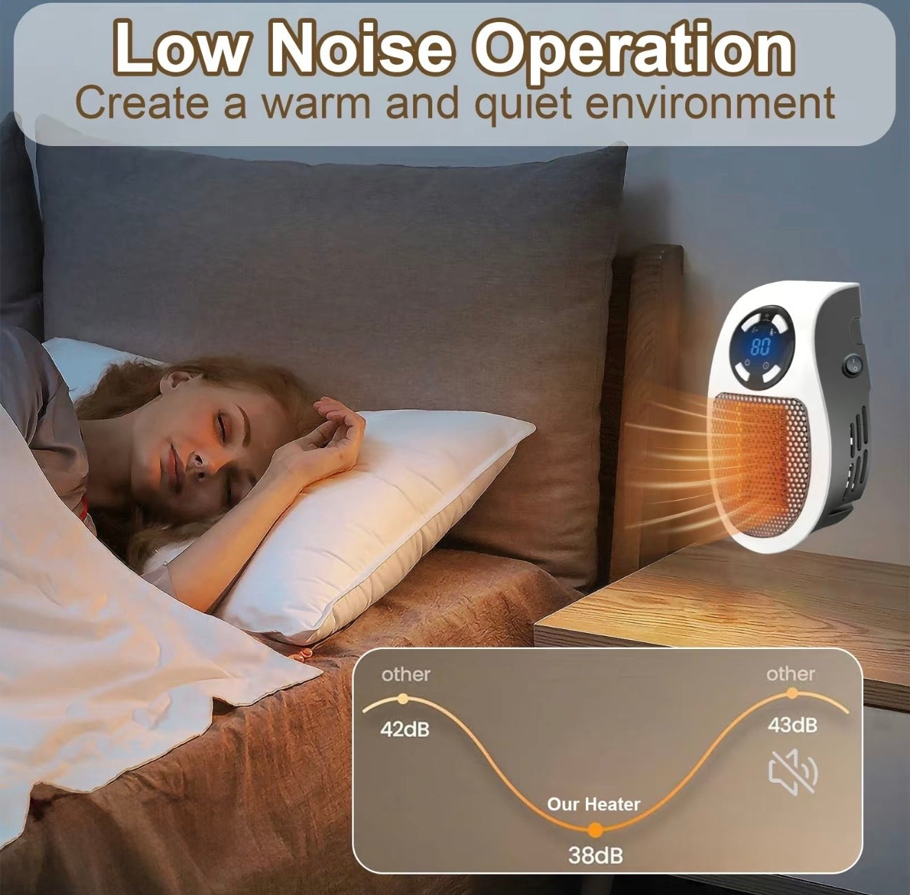 HeatPlug Mini Heater - Compact & Efficient Heating Solution