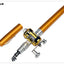 Portable Pocket Telescopic Mini Fishing Rod Pole Pen Shape Folded Fishing Rod With Reel Wheel For Outdoor River Lake Fishing - Korvel