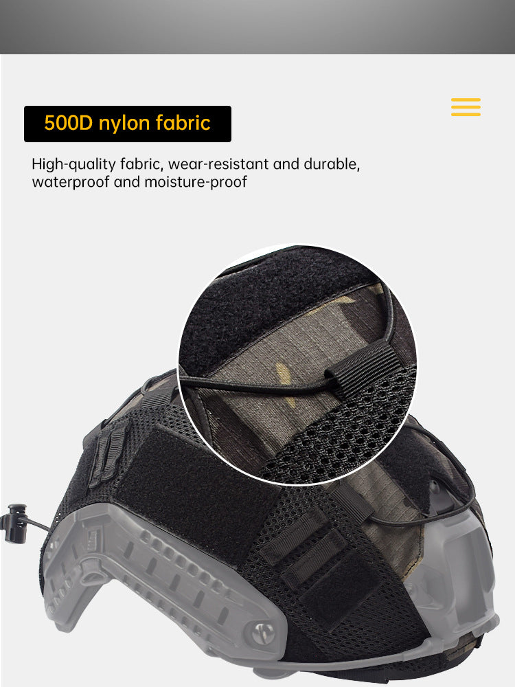 Tactical Multicam Helmet Cover for for Ops-Core FAST PJ Helmet Paintball Wargame Gear CS FAST Helmet Cover - Korvel