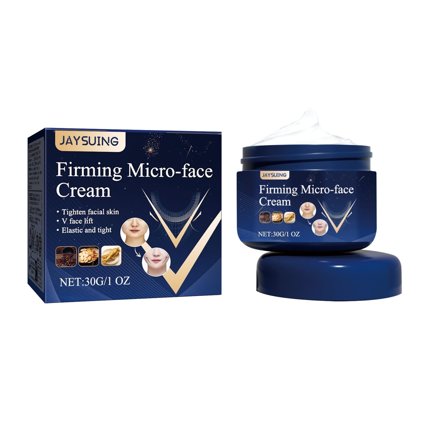 V Face Firming Cream Firming And Moisturizing Facial Contour Chin Facial Skin Massage Treatment Cream - Korvel