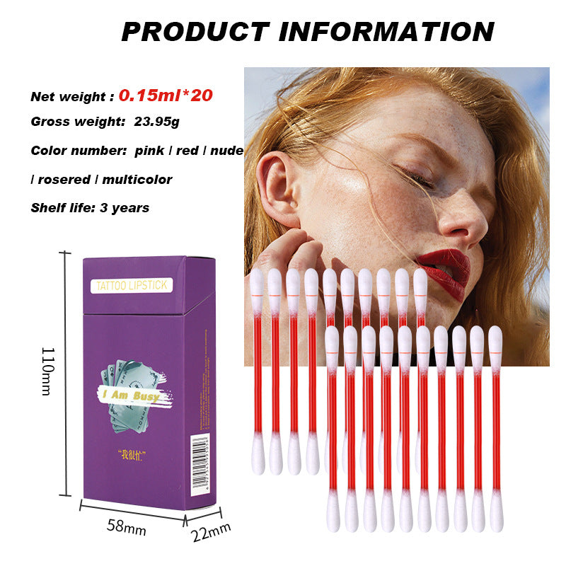 Glaze à Lèvres en Coton - Rouge à Lèvres Liquide Premium