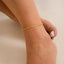 Elegant Thin Chain Metal Beach Anklet Set
