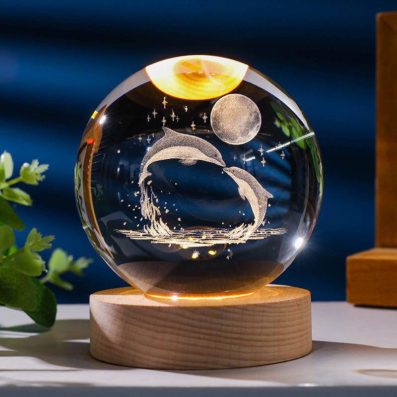 Starry Sky 3D Micro Landscape Crystal Ball Ornament
