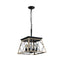 4-Light Farmhouse Chandeliers For Dining Room (No Bulbs) - Korvel
