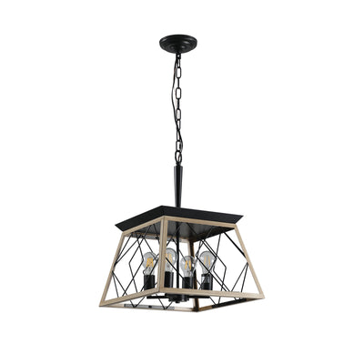 4-Light Farmhouse Chandeliers For Dining Room (No Bulbs) - Korvel