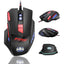 Illuminated USB Wired Optical Gaming Mouse with 8 Buttons