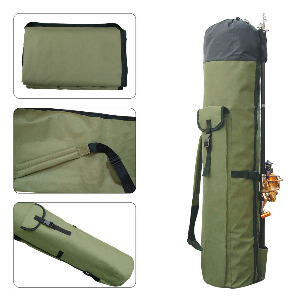 Fishing Portable Multifunction Nylon Fishing Bags Fishing Rod Bag Case Fishing Tackle Tools Storage Bag - Korvel