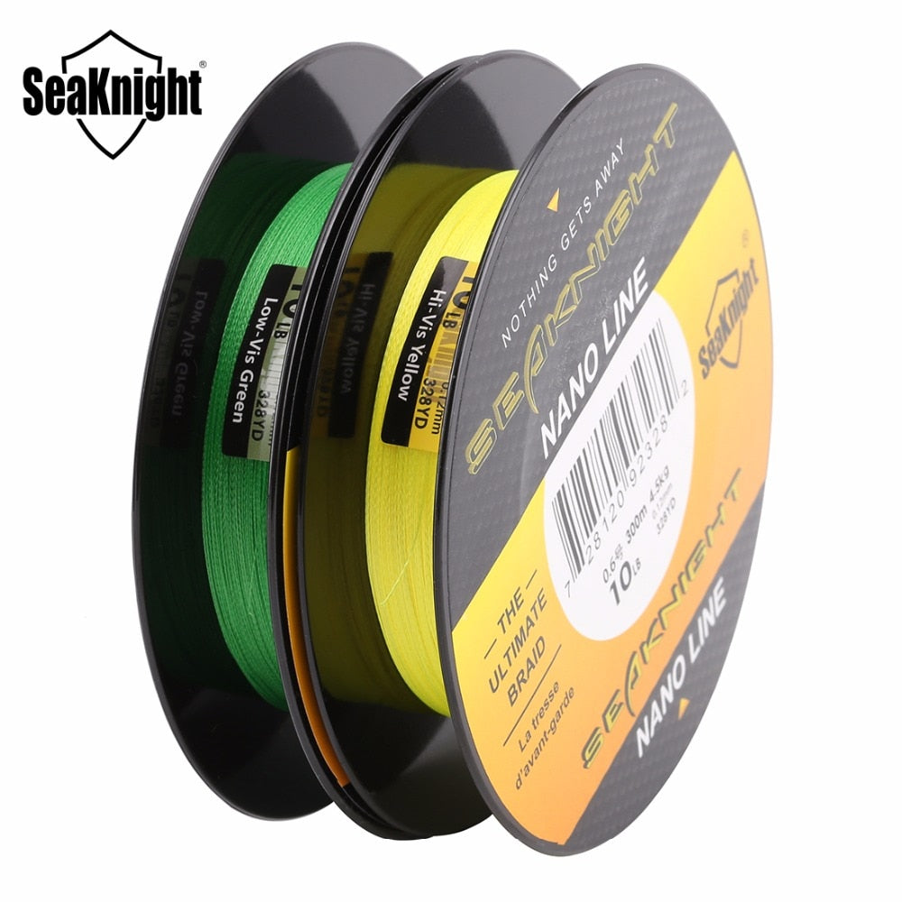 SeaKnight NANO 100M 300M 4 Strands Braided Fishing Lines Multifilament PE Fishing Line 4LB 6LB 8LB 10LB  Diameter 0.07-0.12mm - Korvel