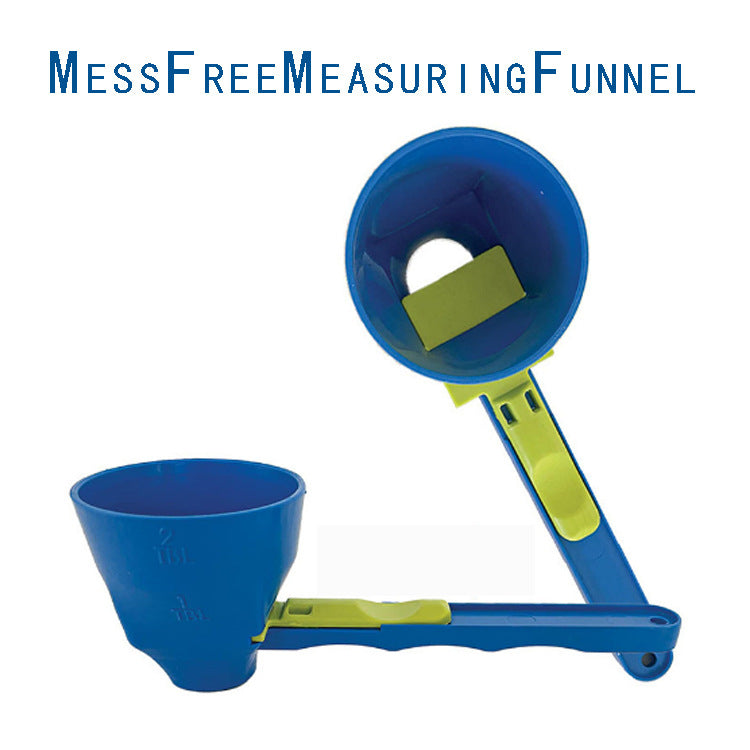 Mess-Free Measuring Funnel for Precise Kitchen Tasks