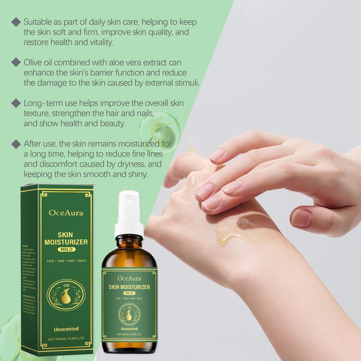 Body Moisturizing Care Oil Daily Skin Care Nourishing And Hydrating Body Care Oil - Korvel