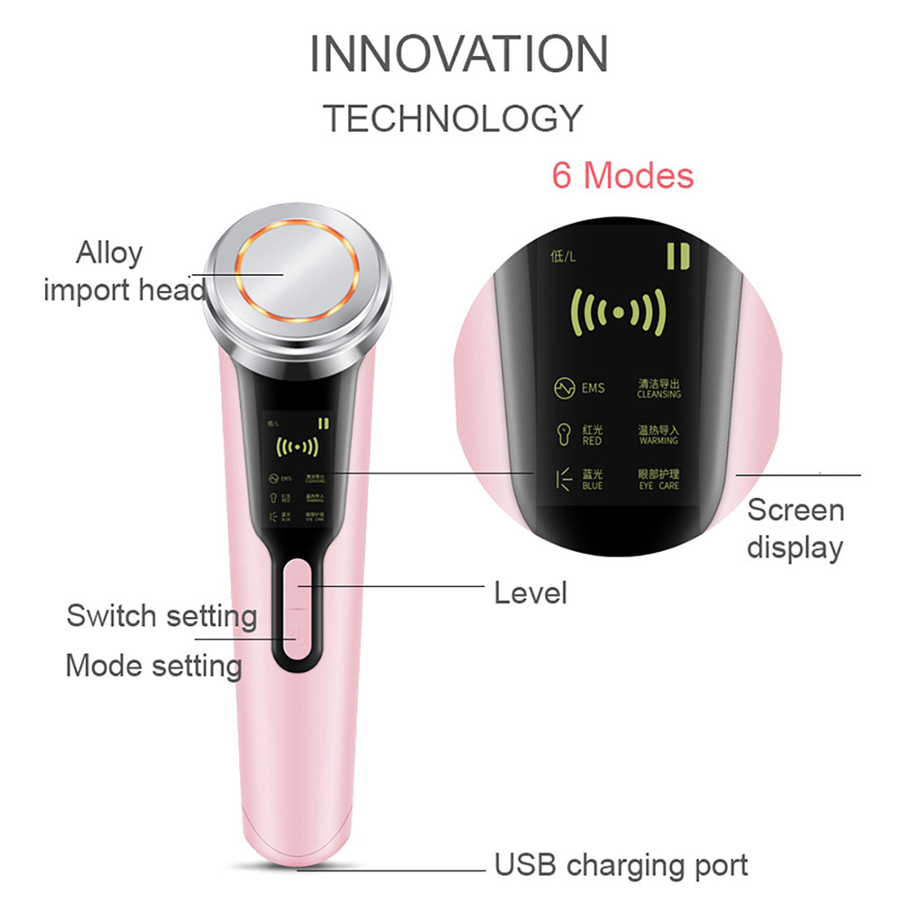 Instrument de Nettoyage de Peau Multi-Fonction HailiCare 6-En-1