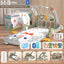 Kids Toys Hobbies Mat 4 IN 1 Baby Walker Gym Training Foldable Musical Paly Mats with Piano and Light - Korvel