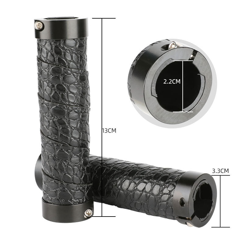 Premium Double-Sided Locking Bicycle Handlebar Grips