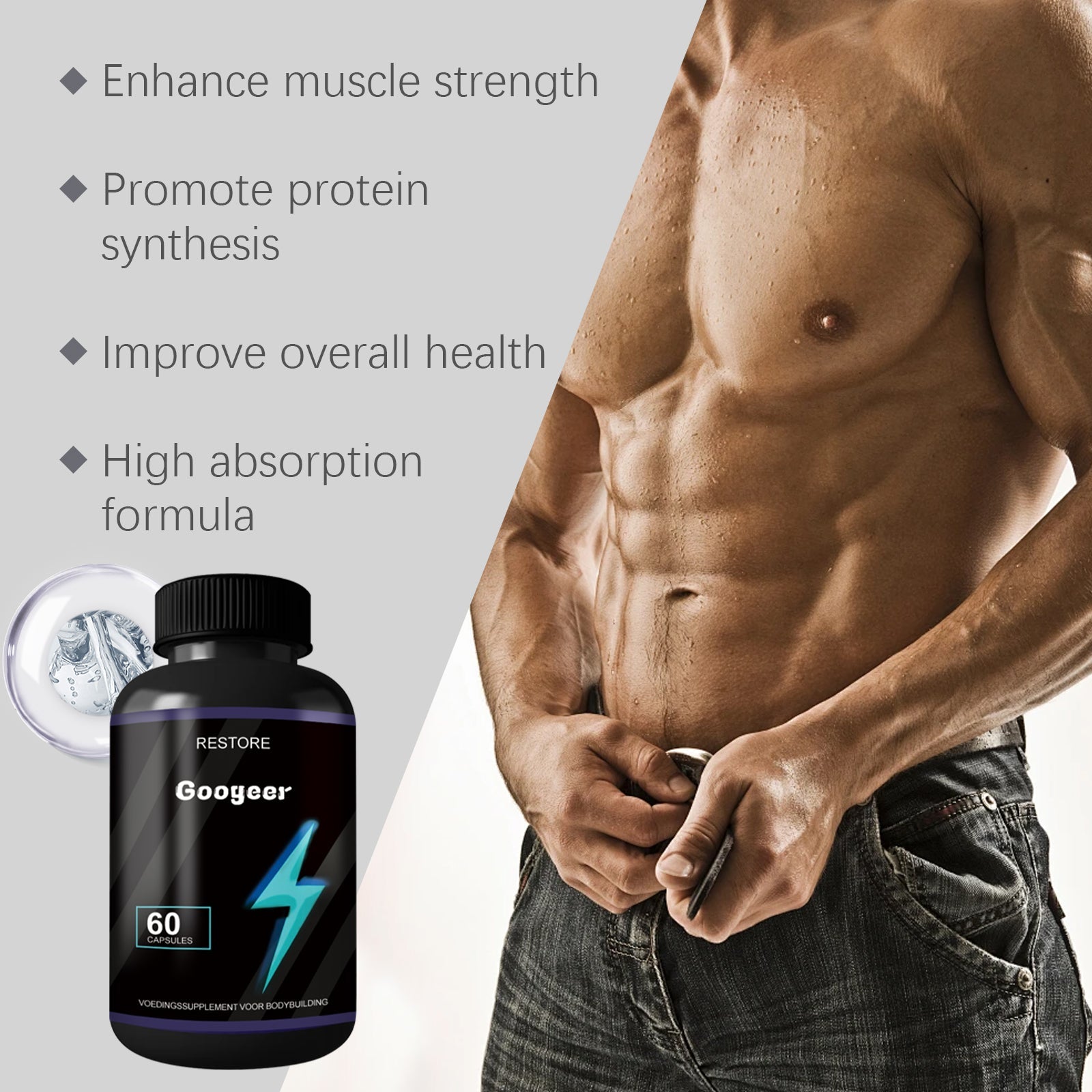 Voedingssupplement Voor Bodybuilding Body Treatment - Korvel