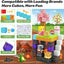 My Building World Magnetic Cube DIY Cherry Blossom Mountain Children's Educational Puzzle Assembly Toy Gift - Korvel