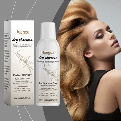 Vanilla Dry Hair Spray Gently Repair Frizzy, Fluffy And Easy To Manage Hair Dry Cleaning Spray - Korvel