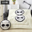 40cm Multifunction Cartoon Cool Cat Plush Round Portable Cushion Blanket Air Conditioning Quilt Throw Pillows for Car Sofa - Korvel