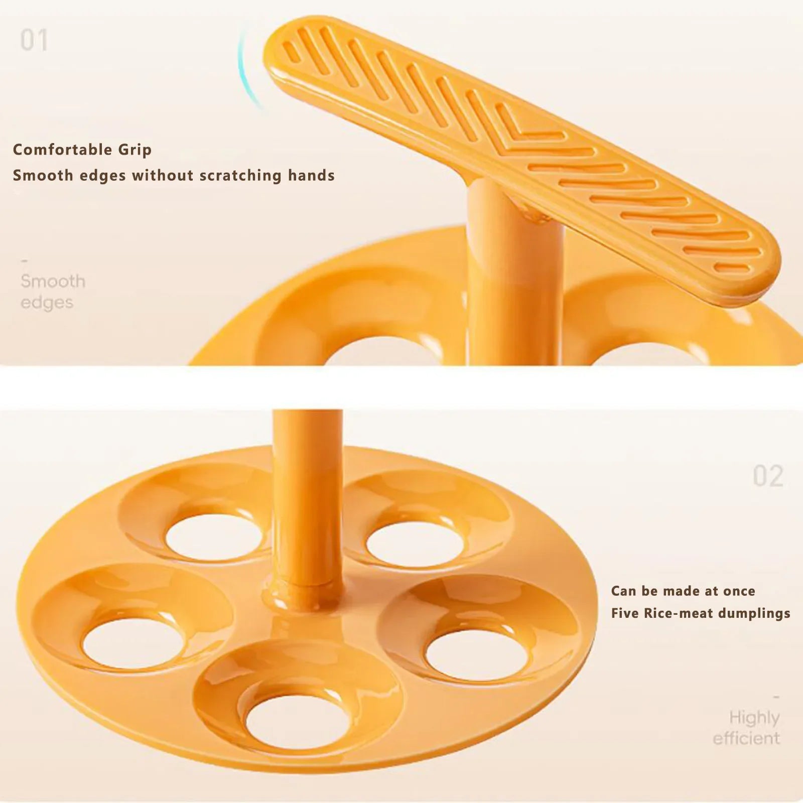 Meatball Maker Fried Meatball Presser Multi functional Household Utensil for Making Rounds Shrimp Slippery and Auxiliary Food - Korvel
