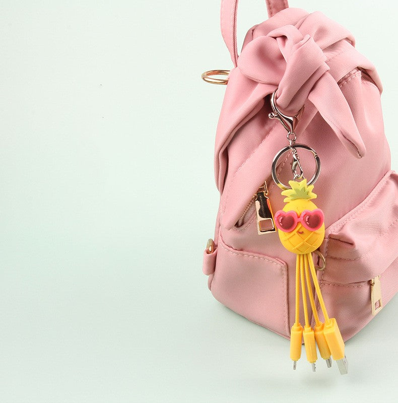 Quirky Peach Blossom Eye USB Charging Cable