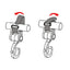 2 PCS/LOT Baby Stroller Accessories Hook Multifunction Baby Stroller Black High Quality Plastic Hook - Korvel
