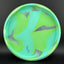 glO-G Arowana - Seafoam Disc Golf Putter