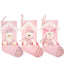 Premium Pink Sequin Christmas Stocking for Kids