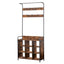 Coat Rack, Hall Tree with Shoe Rack for Entryway, 3-in-1 Entryway Coat Rack and Storage Rack, with 7 Hooks, a Hanging Rod - Korvel