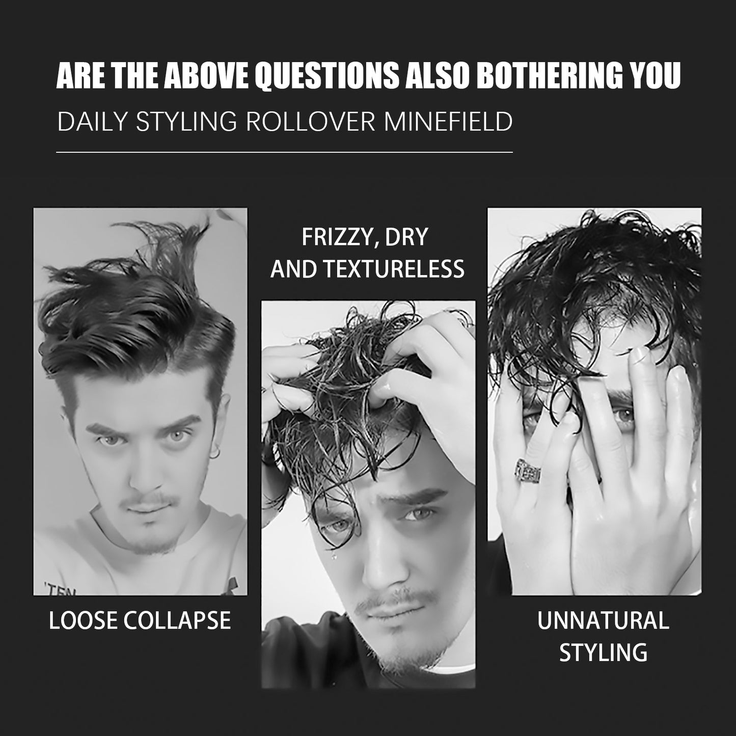 Hair Styling Spray, Hair Styling Moisturizing Fragrance Long Lasting Dry Gel Gel Hair Styling Gel Water - Korvel