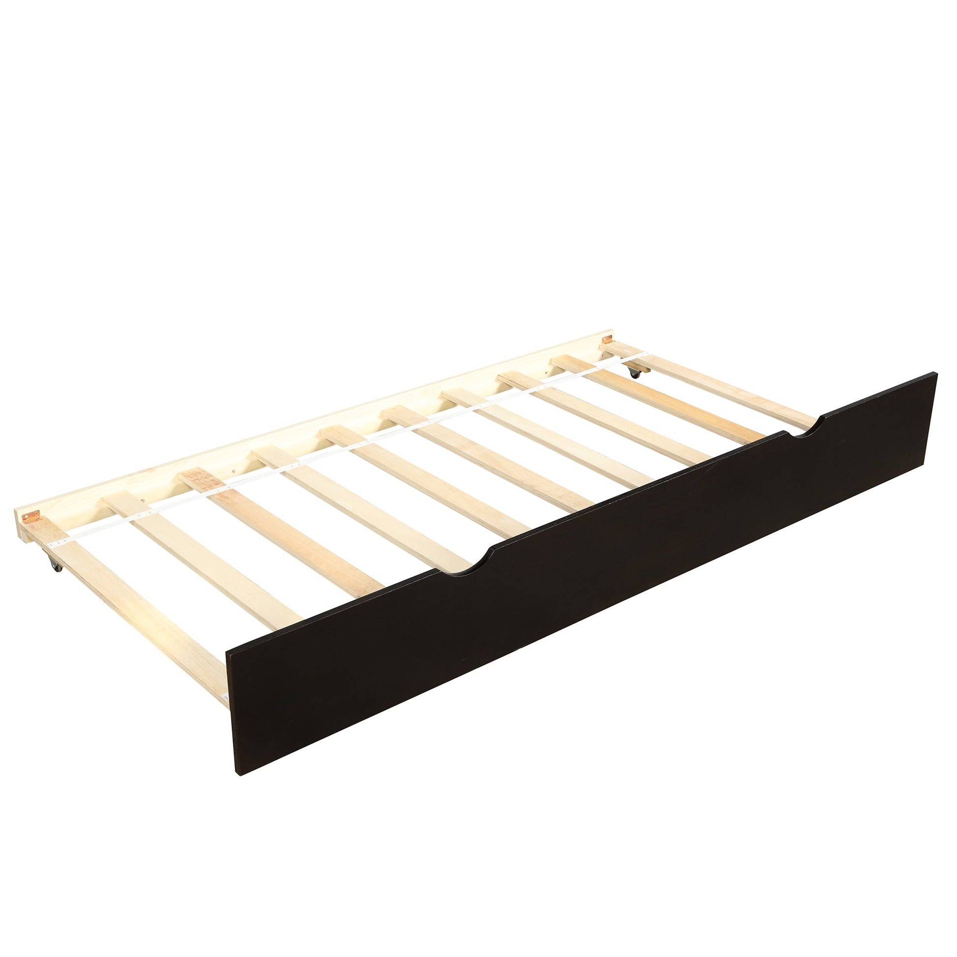 Daybed with Trundle Frame Set, Twin Size, Espresso(New SKU:WF283064AAP) - Korvel