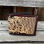 Artisan Floral Checkered Bi-Fold Wallet | 3D Design - Korvel