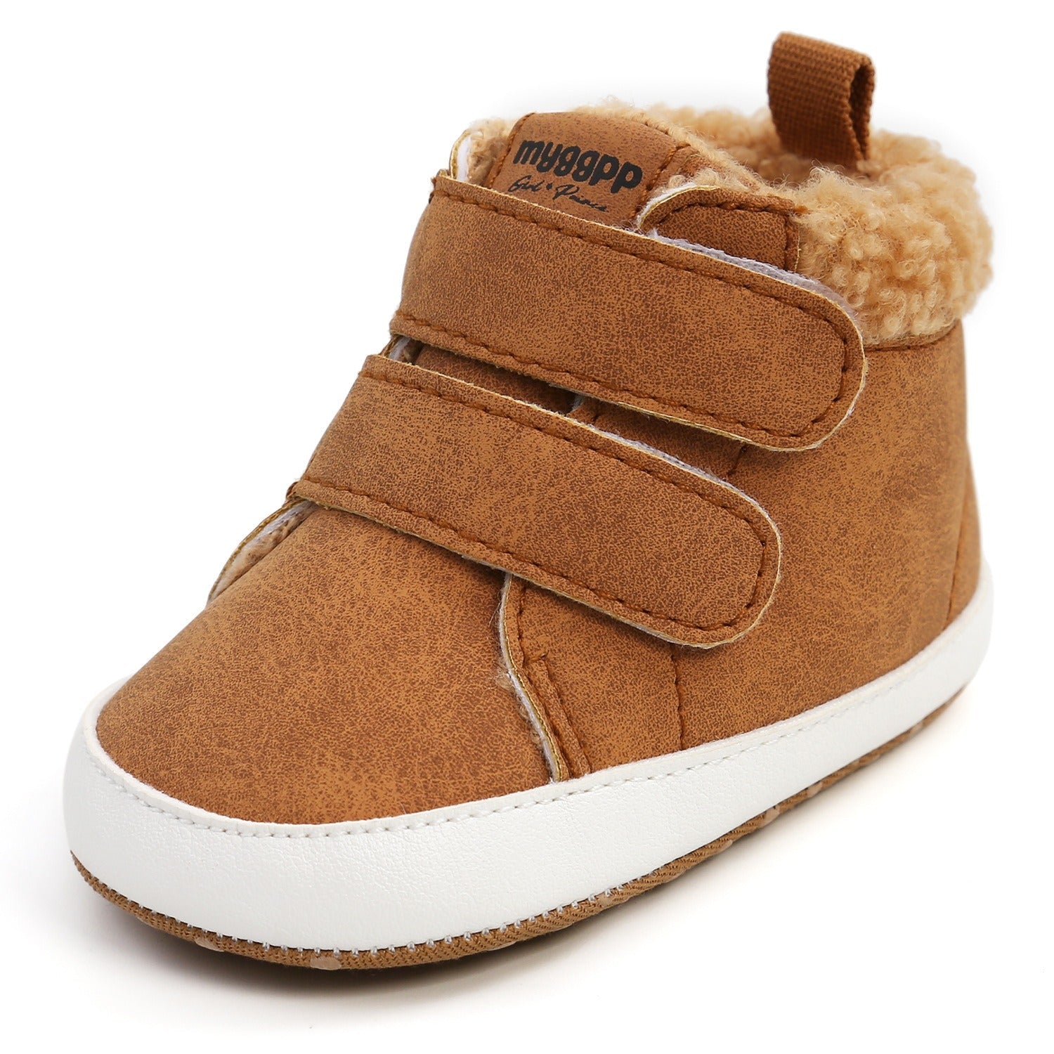 High Top Autumn And Winter Baby Shoes Baby Shoes Walking Shoes Warm Shoes M2035 - Korvel