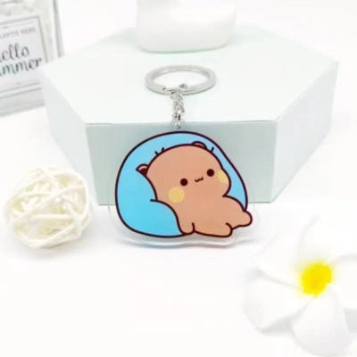 Porte-clés en pendentif Panda Géant Bubudu Cartoon Mignon