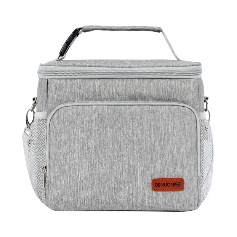 Fashionable and simple outdoor aluminum film waterproof and heat-insulating portable lunch box lunch bag lunch bag - Korvel
