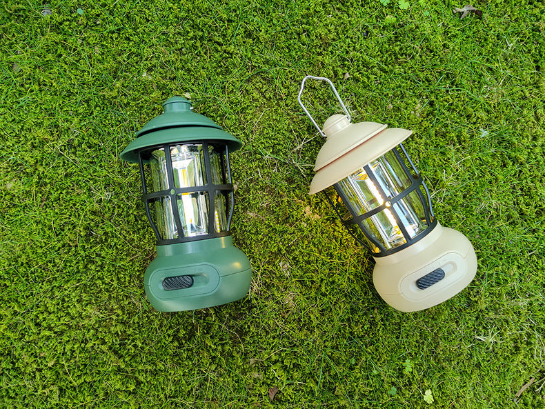 Vintage USB Camping Light for Outdoor Ambience