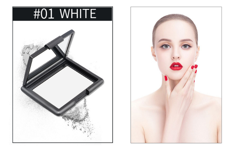 Polvo de Maquillaje Impermeable de Larga Duración QIBEST