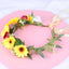 Korean style flower garland headwear sunflower children's performance scenic area decoration headwear hair accessories sunflower - Korvel