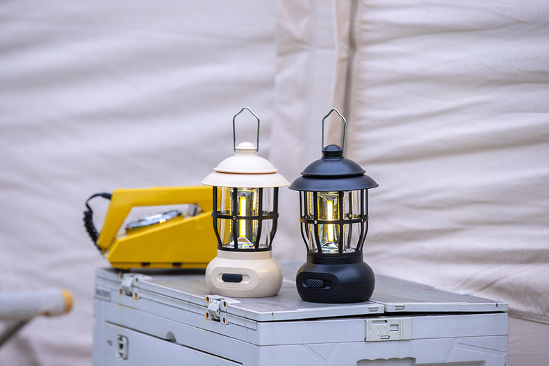 Vintage USB Camping Light for Outdoor Ambience