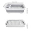 Foldable Dish Rack Kitchen Storage Water Leakage Plastic Tableware Bowl Dinnerware Drain Bowl Tray Home Drying Rack Washable - Korvel