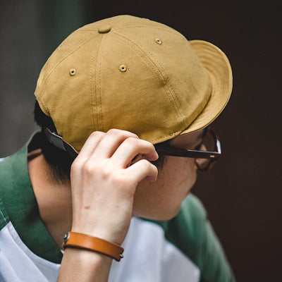 American Retro Cowboy Duckbill Hat - Trendy Short Brimmed Style