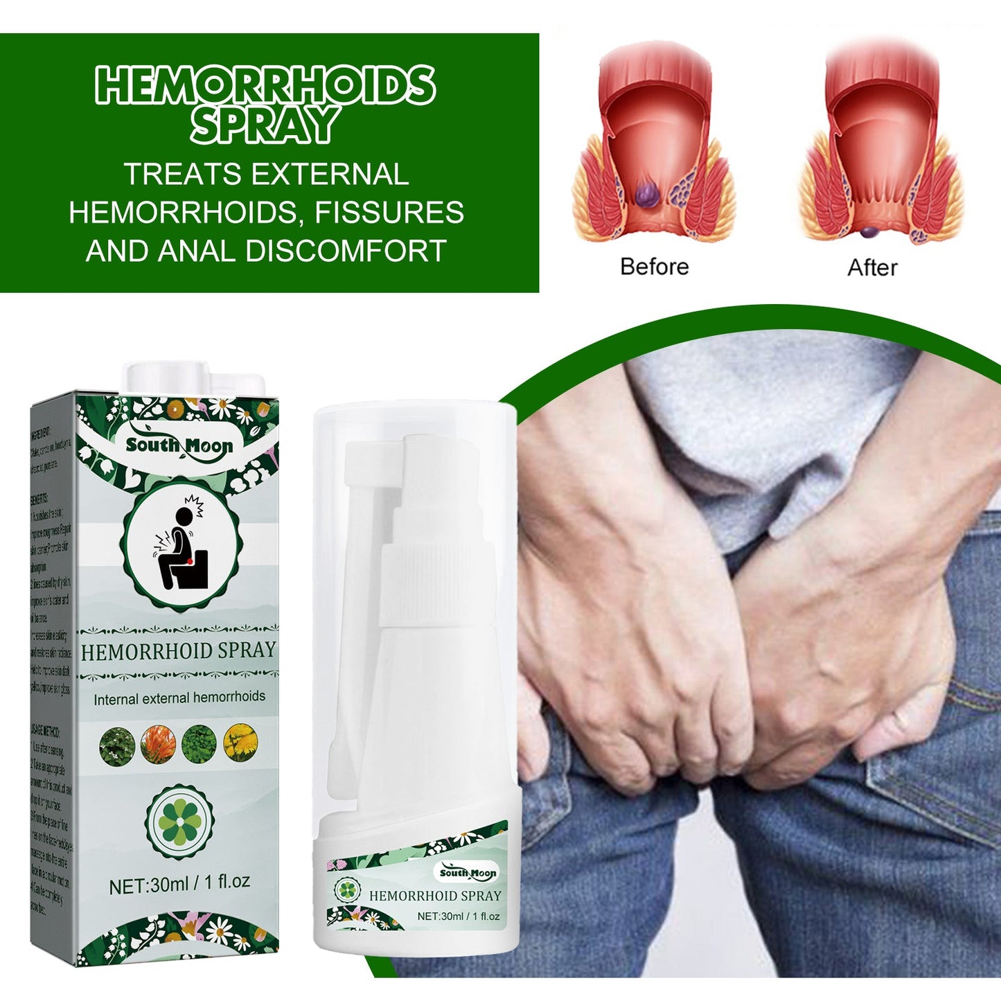 Soothing Hemorrhoid Relief Spray