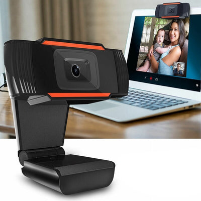 HD USB PC Webcam with Microphone for Clear Video Calls
