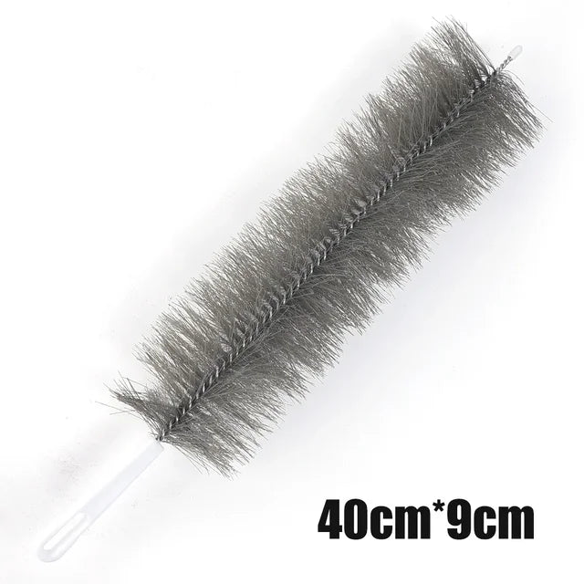 Fan Brush Bendable Microfibre Duster Household Dust Remover Cleanning Brush for Air-conditioner Furniture Shutter Car Cleaner - Korvel